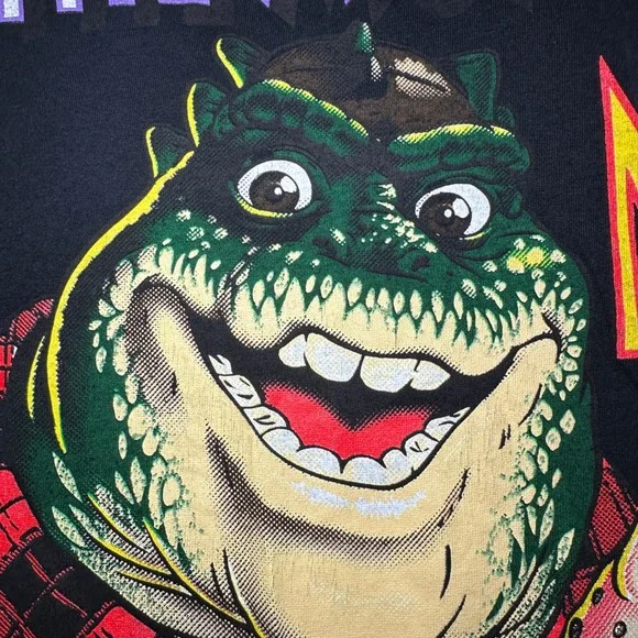 Vintage 90s Dinosaurs T Shirt Not‎ The Momma Rare Single Stitch Black SSI Large